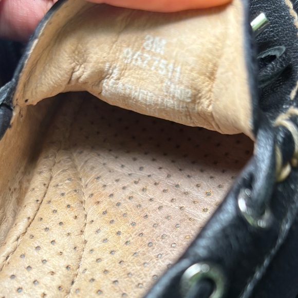 Sperry Black Leather Boat Shoes - Picture 7 of 7